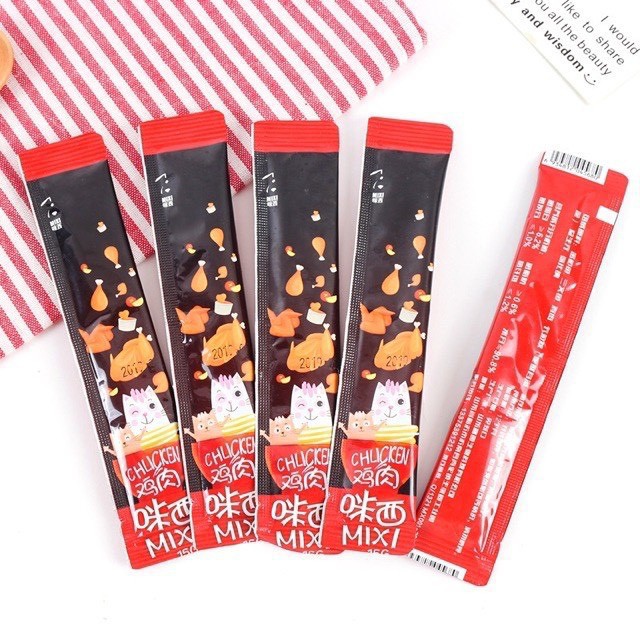 Súp thưởng Mixi cho mèo thêm dinh dưỡng thanh 15g - Bivido