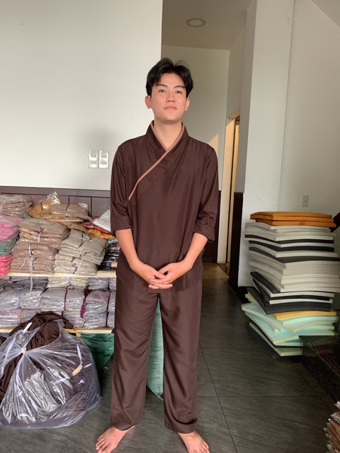 Đồ đi chùa _ Xéo nam đi chùa_ thời trang nam mới _ đơn giản sang trọng thanh lịch | BigBuy360 - bigbuy360.vn