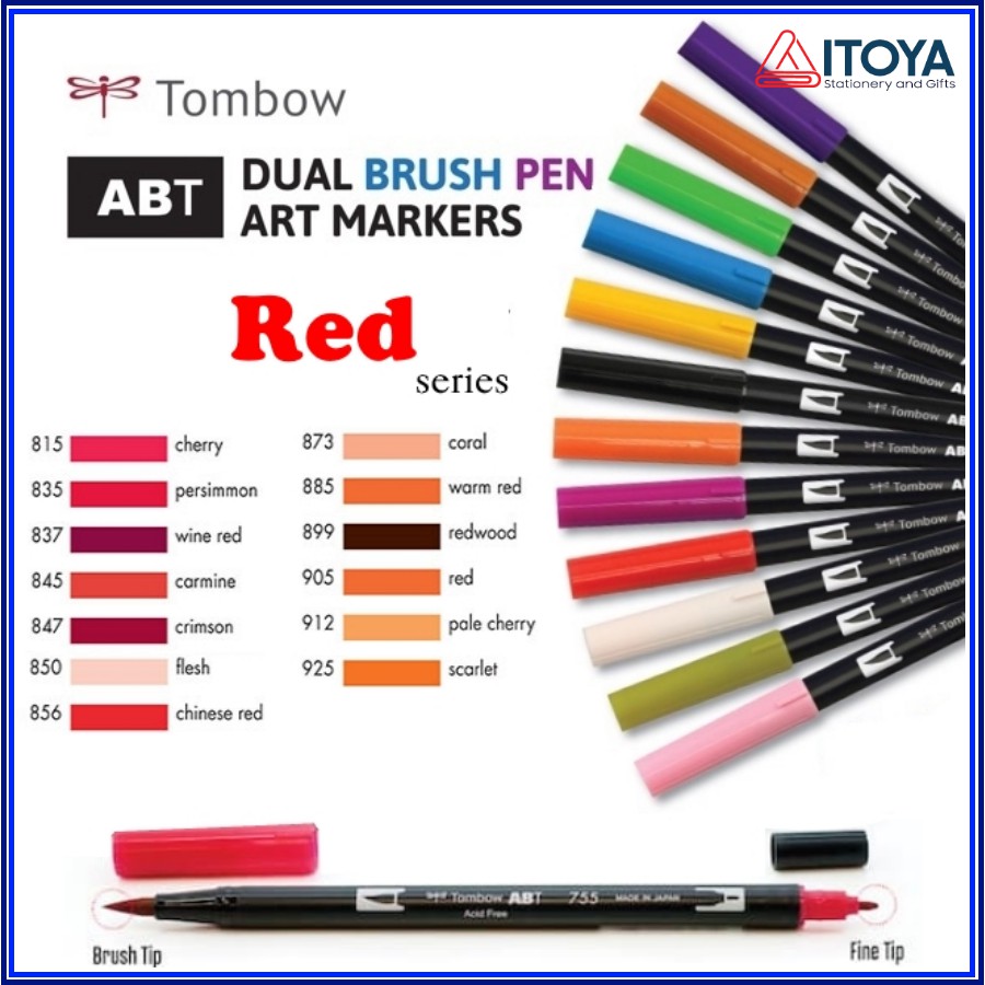 [Red series] Bút maker Tombow Dual Brush AB-T