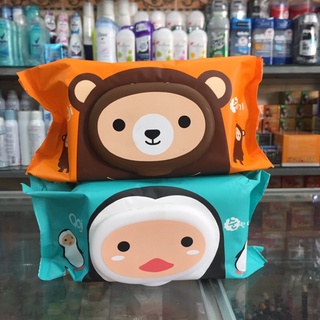 Khăn ướt Agi Hàn Quốc 100 tờ không mùi