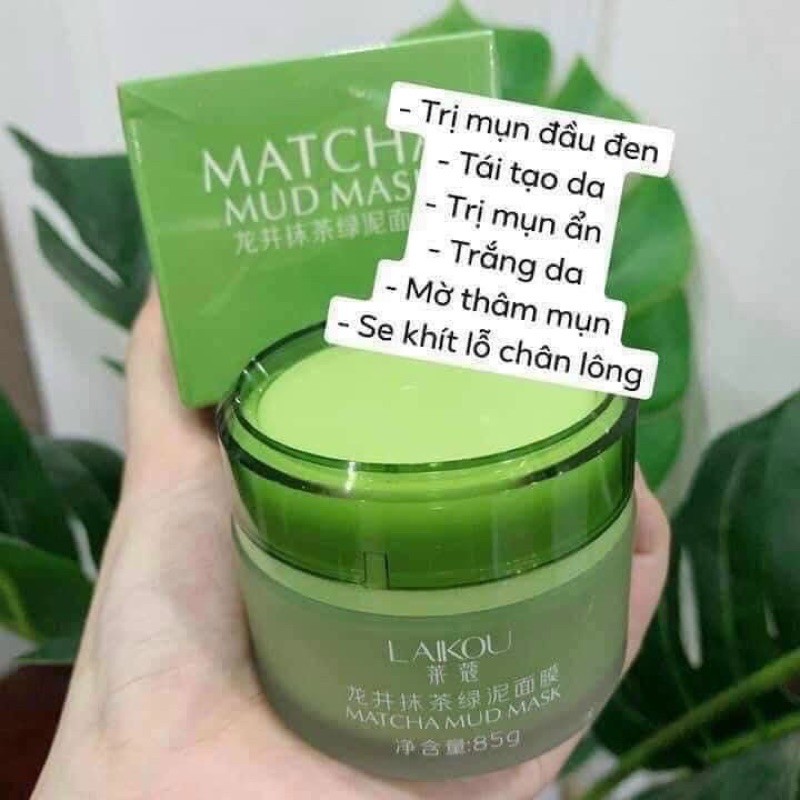 mặt nạ-mask -matcha-trà-xanh hủ đắp mặt