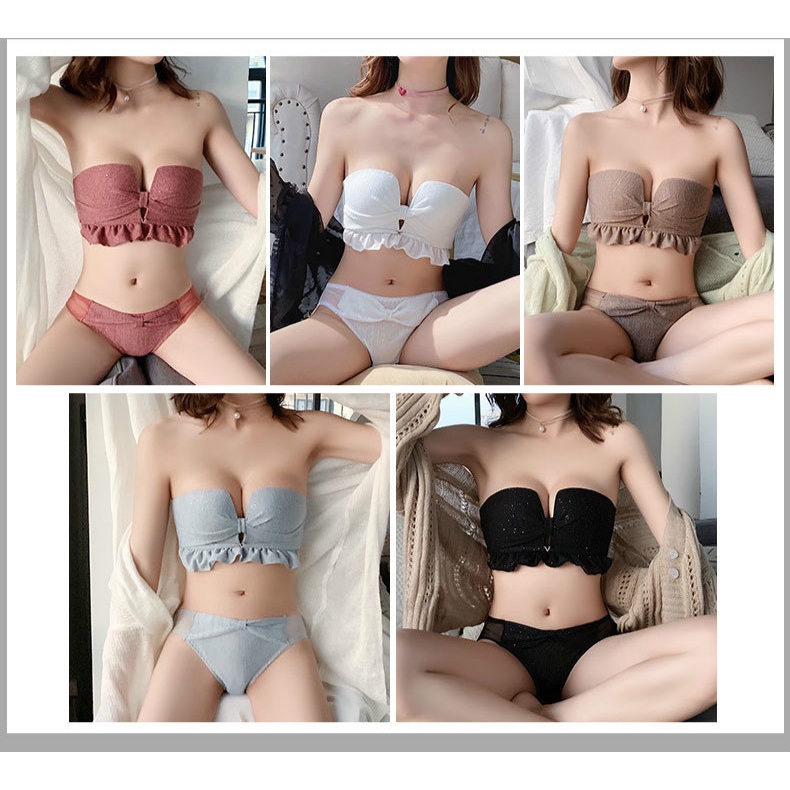 Bộ đồ lót không gọng quyến rũ dành cho nữ (có bán lẻ áo ngực) | BigBuy360 - bigbuy360.vn