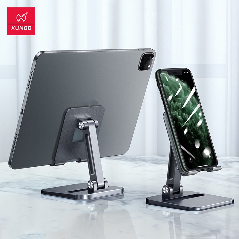 Giá Đỡ Máy Tính Bảng Bằng Kim Loại Chống Trượt Xundd Có Thể Điều Chỉnh Xoay 360 Độ Cho iPad Pro 11 Air 4 MatePad Pro