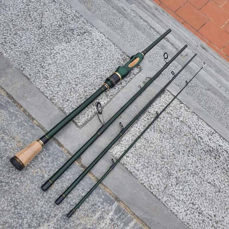 Cần lure 4 khúc Cemreo Macans, cần nhét cốp tiện lợi