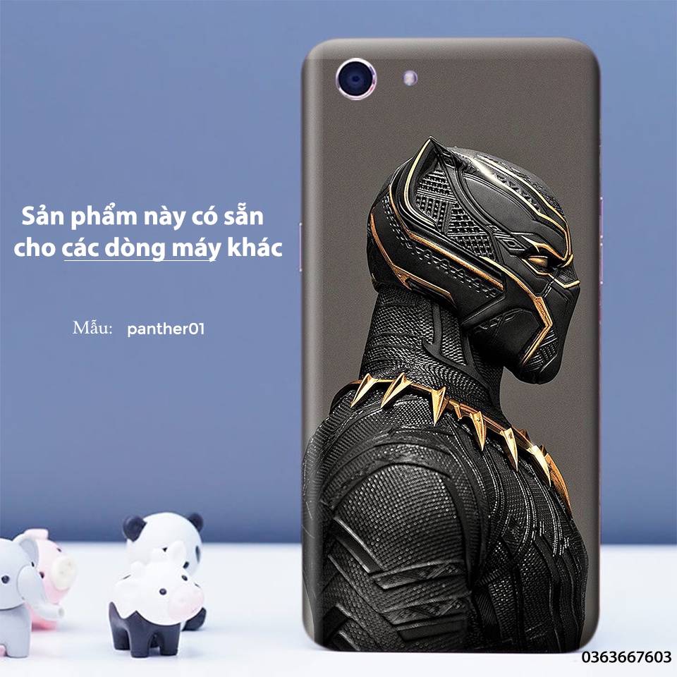 Miếng dán Skin điện thoại hình Black Panther, dán iphone, Samsung, Oppo, nhiều dòng máy
