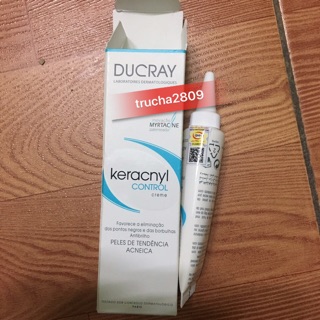 Kem dưỡng cho da nhờn mụn Ducray Keracnyl Control Cream