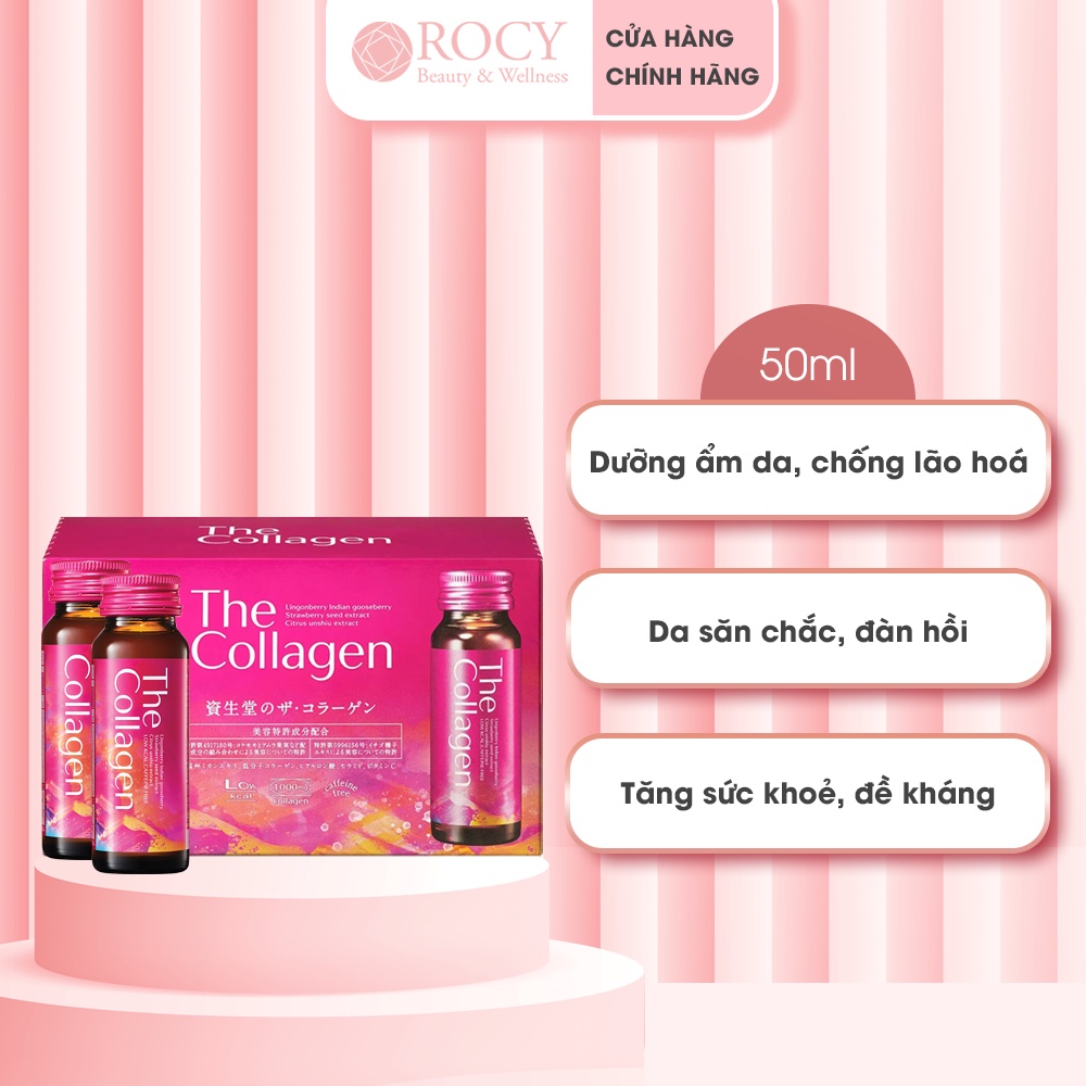 Nước Uống The Collagen Shiseido Bảo Vệ Sắc Đẹp Sức Khỏe Dạng Nước Của Nhật Giúp Da Căng Mịn Chống Lão Hóa Tóc Chắc Khỏe
