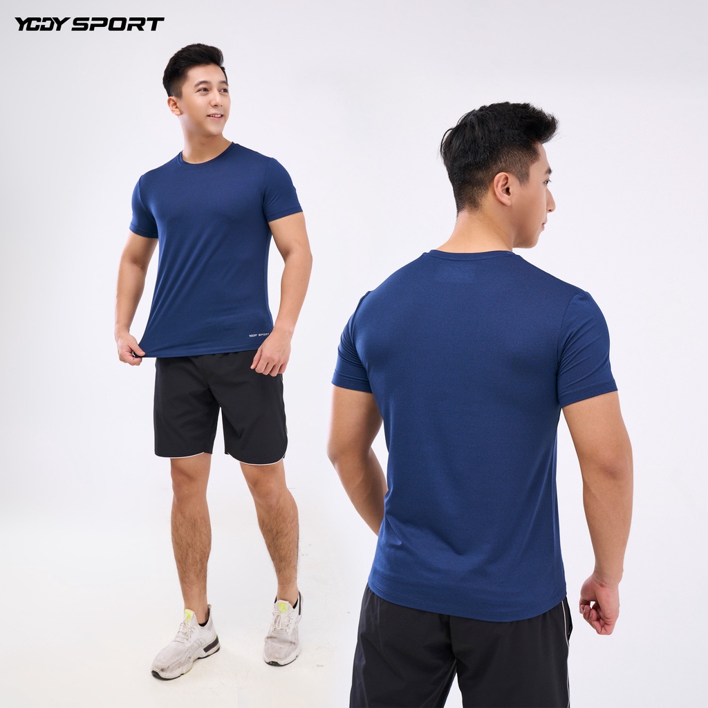 Áo tshirt thể thao YODY năng động ôm body co giãn tốt thoáng mát STM5073