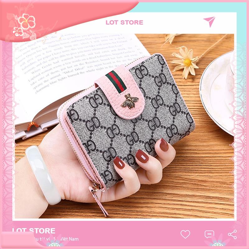 【Hàng sẵn sàng】 Ví nữ cầm tay mini ngắn nhỏ gọn bỏ túi nhiều ngăn thời trang cao cấp VD84