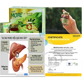 Nước uống hỗ trợ tiểu đường MORE. Hàng Thái Lan chính hãng