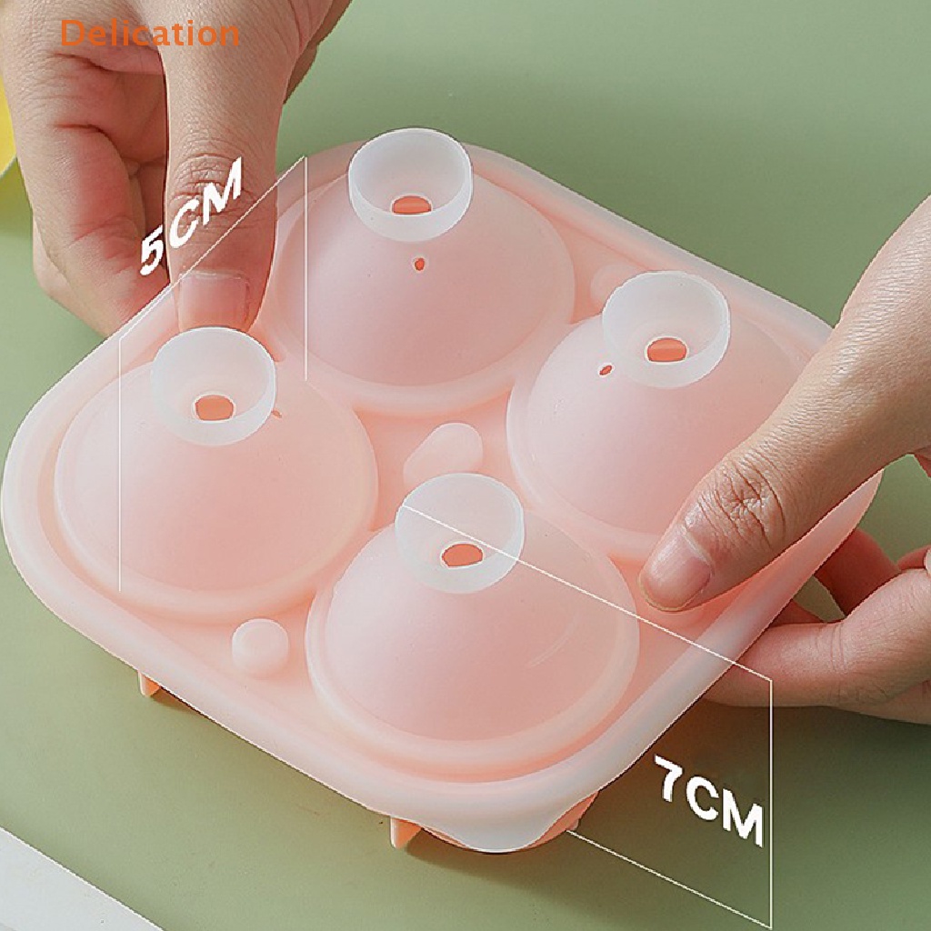 Khuôn Silicone Làm Đá 4 Ô Hình Hoa Hồng 3D Tiện Lợi