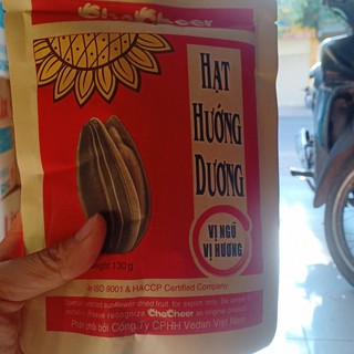 Combo 10 bịch Hạt Hướng Dương Chacheer Vị Ngũ Vị Hương 130g Đồ Ăn Tết