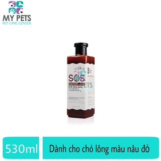 Sữa tắm SOS nâu đỏ dành riêng cho chó lông nâu đỏ - Sữa tắm SOS nâu đỏ 530ml