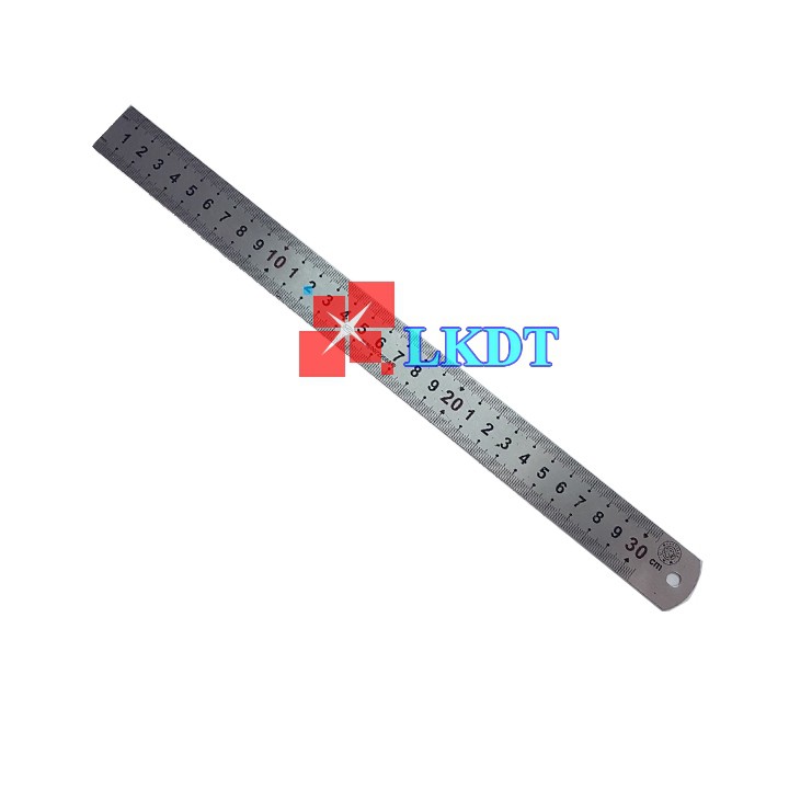 LKDT Thước kẻ sắt, thước kẻ 30cm