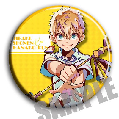 Combo 5 huy hiệu cài áo IN HÌNH Jibaku Shounen Hanako-kun Ác quỷ trong nhà xí ver bảng tên anime chibi dễ thương