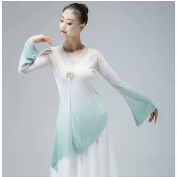 Áo lưới xẻ tà múa cổ trang Trung Quốc A91 Diễm Phương | BigBuy360 - bigbuy360.vn