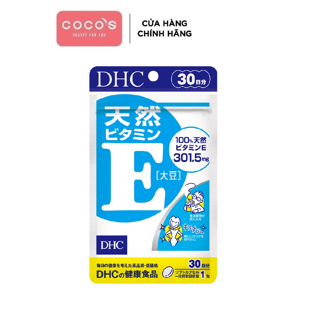 Viên uống DHC Bổ Sung Vitamin E Nhật Bản 30 Ngày (30 Viên)