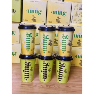 6 cốc trà sữa wings mix 2 vị