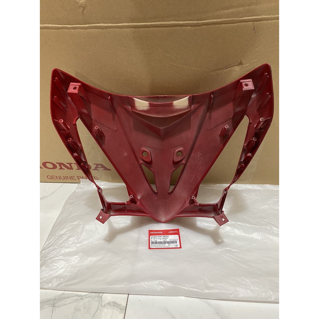 Bộ mặt nạ trước HONDA WAVE RSX100 REPSOL năm 2008 màu Đỏ. *PB383M* 64300KVRV80ZA