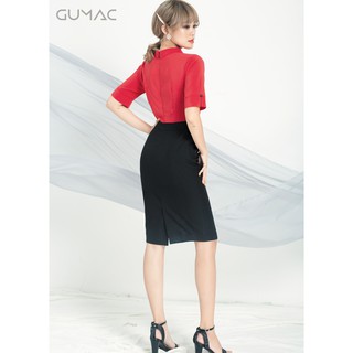 Đầm body sơ mi GUMAC MS04910