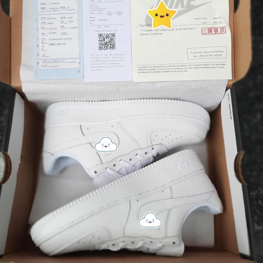Giày thể thao air force 1 trắng, Giày sneaker AF1 trắng nam nữ siêu hot dễ phối đồ - Hàng sẵn tặng Full Box Bill -Lyly