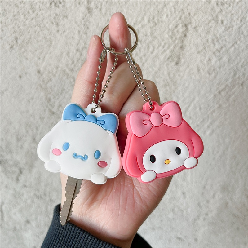Vỏ Bọc Chìa Khóa Bằng PVC Mềm Hình Kuromi Đáng Yêu