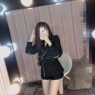 Set Vest Viền Tay Phồng Nơ Eo Cao Cấp(Kèm video,Hình thật Sp)🤩