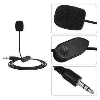 Micro Mini Jack 3.5mm Cho Giảng Dạy Studio Speech Mic Microphone with Clip micrô