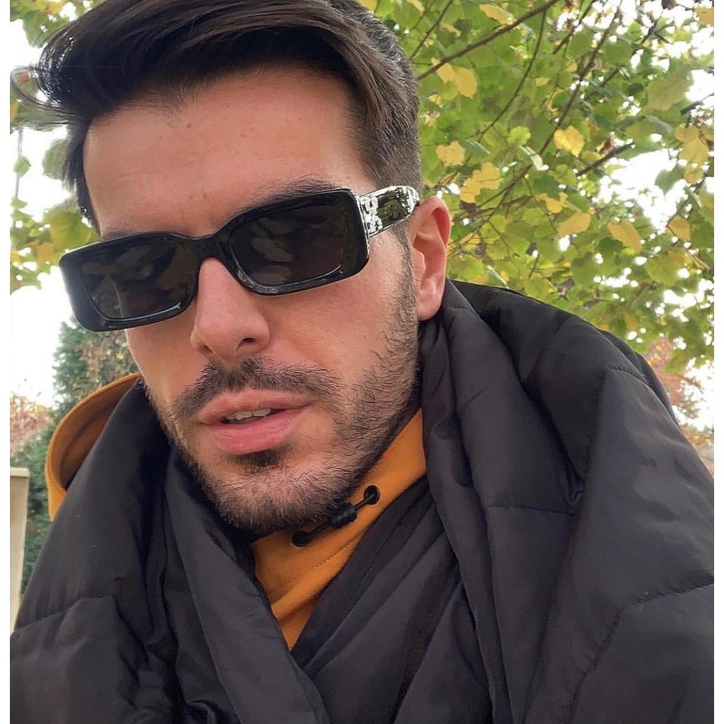 Kính mát thời trang gọng vuông phong cách retro Âu Mỹ mã ks37