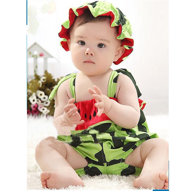 Bộ Trang Phục 4 Món Dễ Thương Cho Trẻ Sơ Sinh