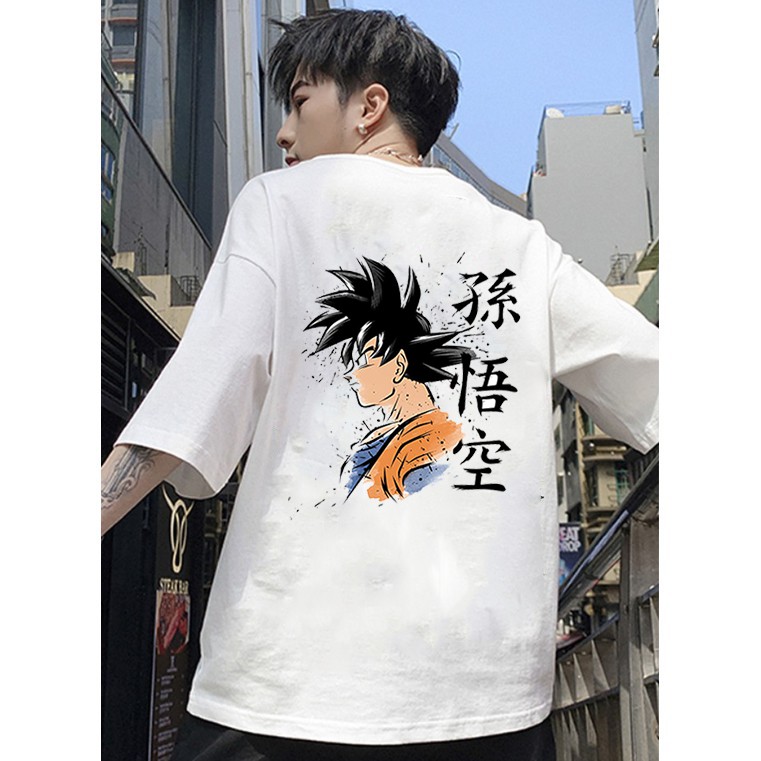 Áo thun unisex form rộng tay lỡ vải dày mịn phong cách Nhật Bản BST 21