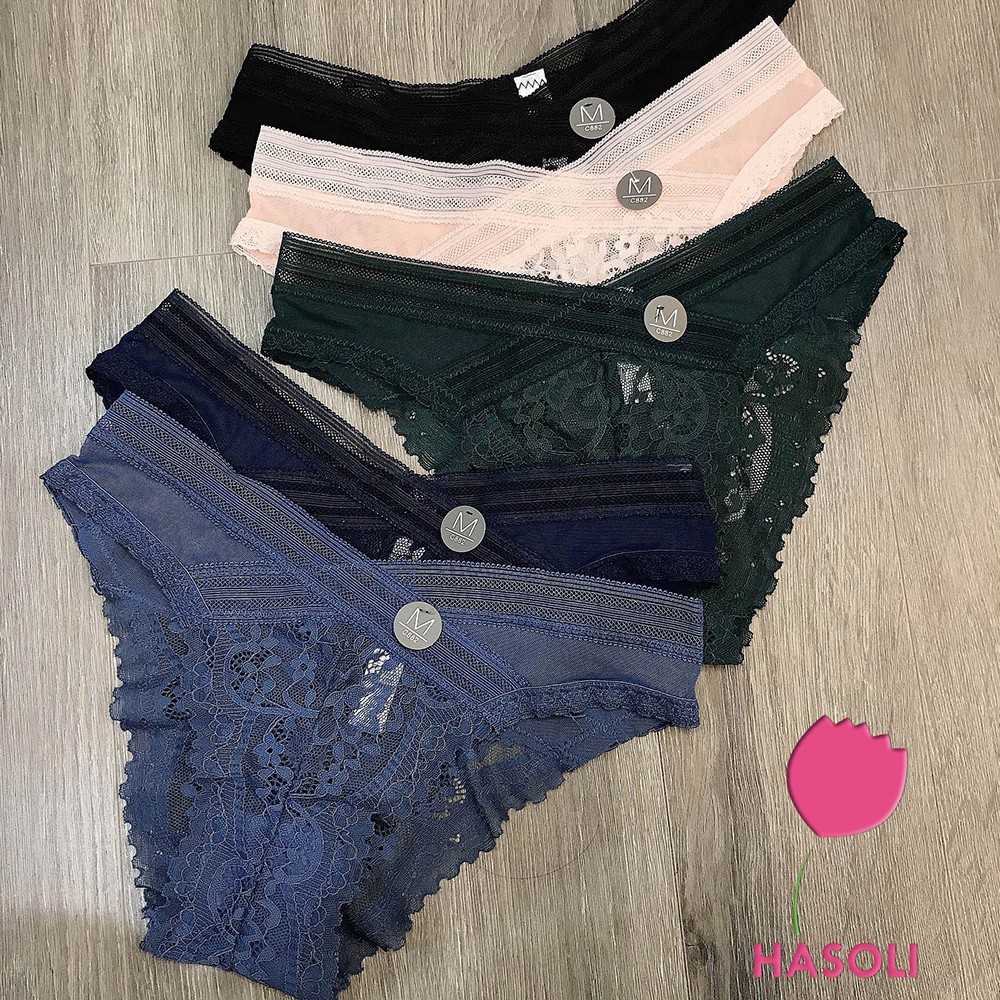 [Mã 12FASHIONSALE1 giảm 10K đơn 50K] Quần Lót Nữ Ren Siêu Sexy Cạp Chéo Cao Cấp - Quần Lót Nữ Lọt Khe C882 S34 | WebRaoVat - webraovat.net.vn