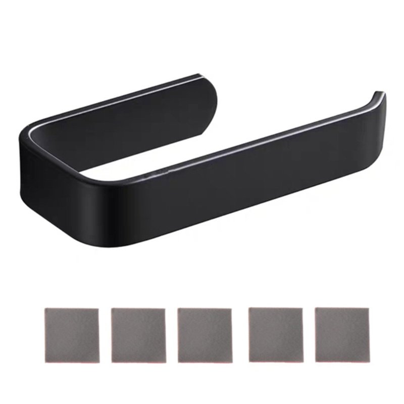 Giá Đỡ Cuộn Giấy Vệ Sinh Tự Dính Bằng Acrylic 3 Màu Tiện Lợi Dành Cho Nhà Tắm