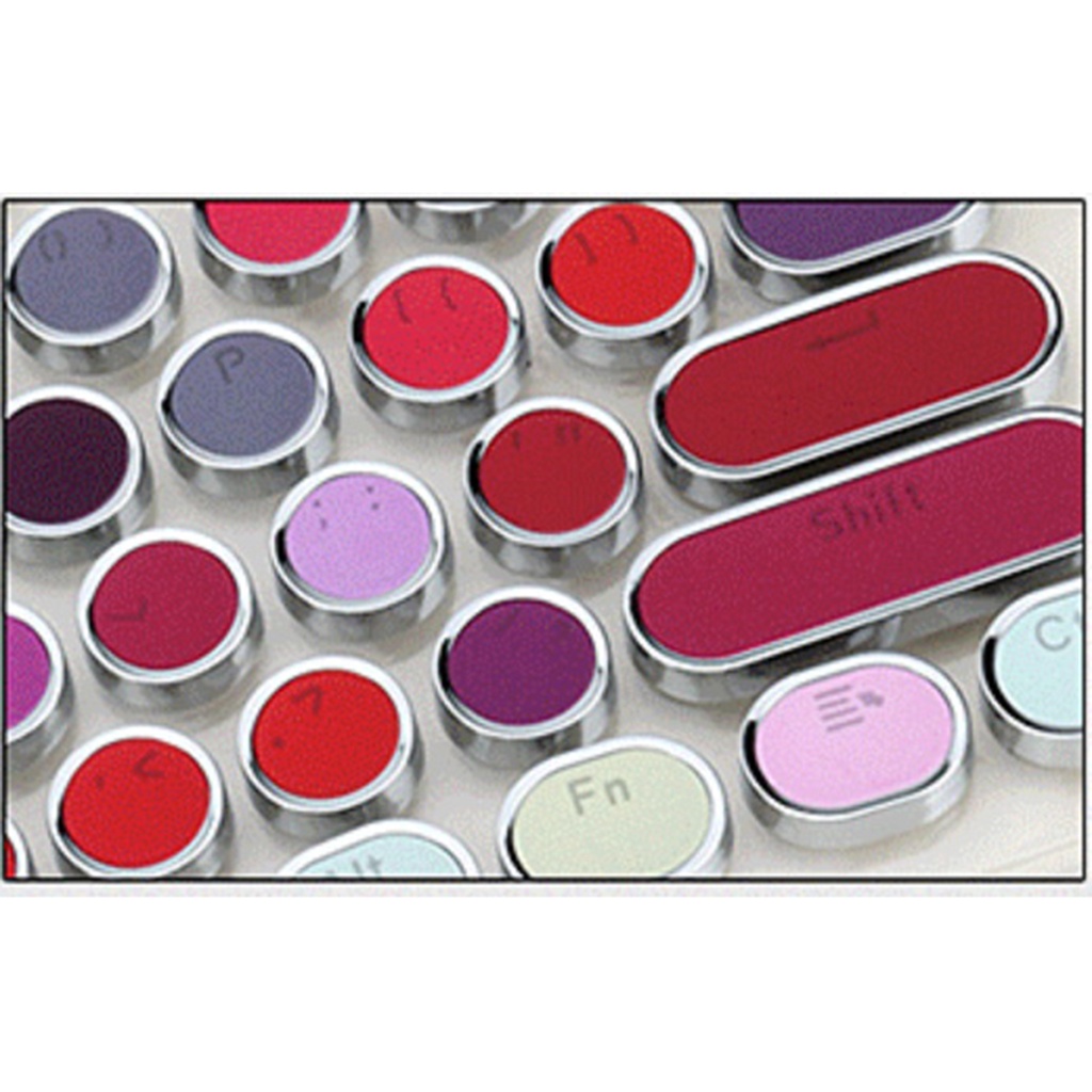 Phím cơ 104 phím tròn mạ điện PBT trong suốt cho bàn phím cơ