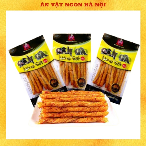 1 Gói Snack Gân Gà Nóng Sốt Dai Ngon Đồ Ăn Vặt Cổng Trường Cho Mọi Người