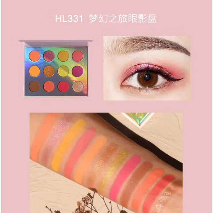 HOLDLIVE® Make Up Time Summer/Dream Journey Eyeshadow Palette