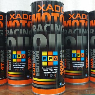 Nhớt Xado racing 10W40 API SN MA2 dùng cho xe máy 4 thì Honda Yamaha Suzuki