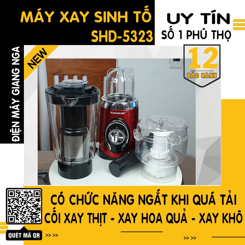 Máy xay sinh tố đa năng Sunhouse SHD5323