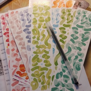 Tấm nhãn dán trang trí card