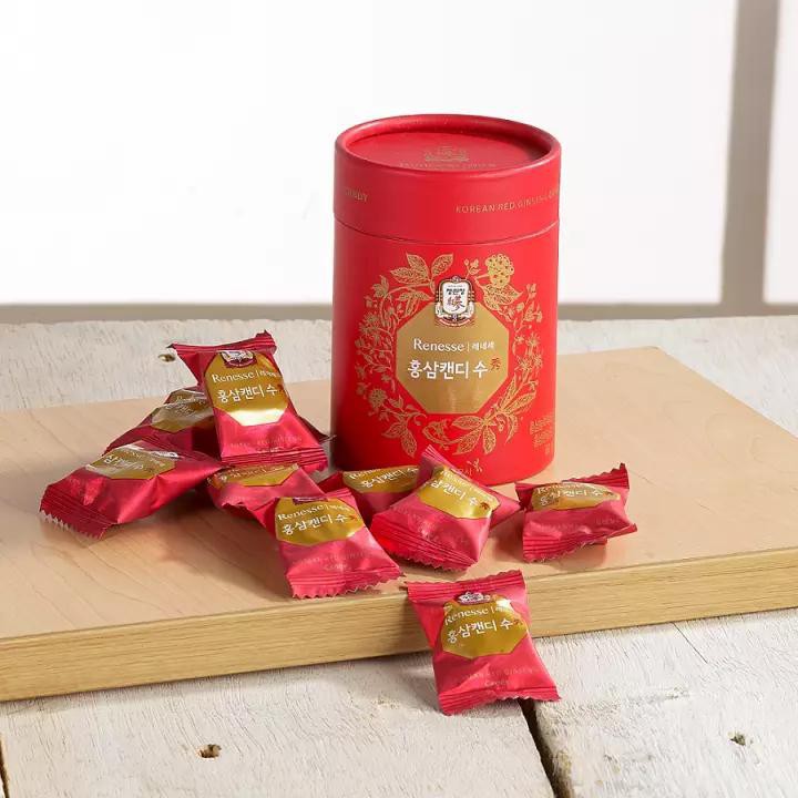 Kẹo Hồng Sâm KGC Hồng Sâm Chính Phủ Hàn Quốc Hộp Giấy 120gr Vị Ngọt Diu Nhẹ Thơm Ngon