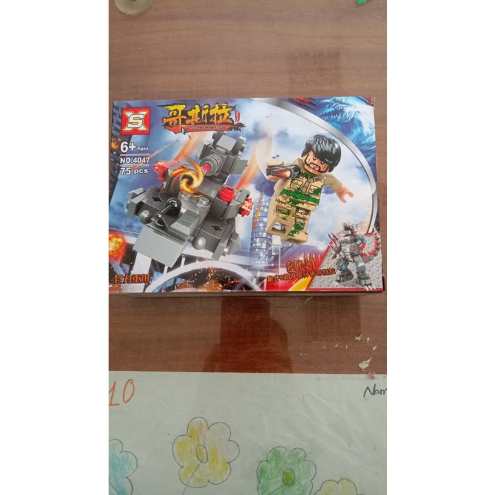 Đồ chơi kiểu lắp ráp nhân vật với 8 mẫu lựa chọn