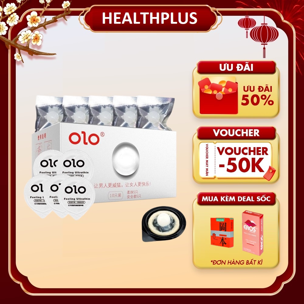 Bao cao su Bi Mềm Nhiều gel bôi trơn OLO Growth