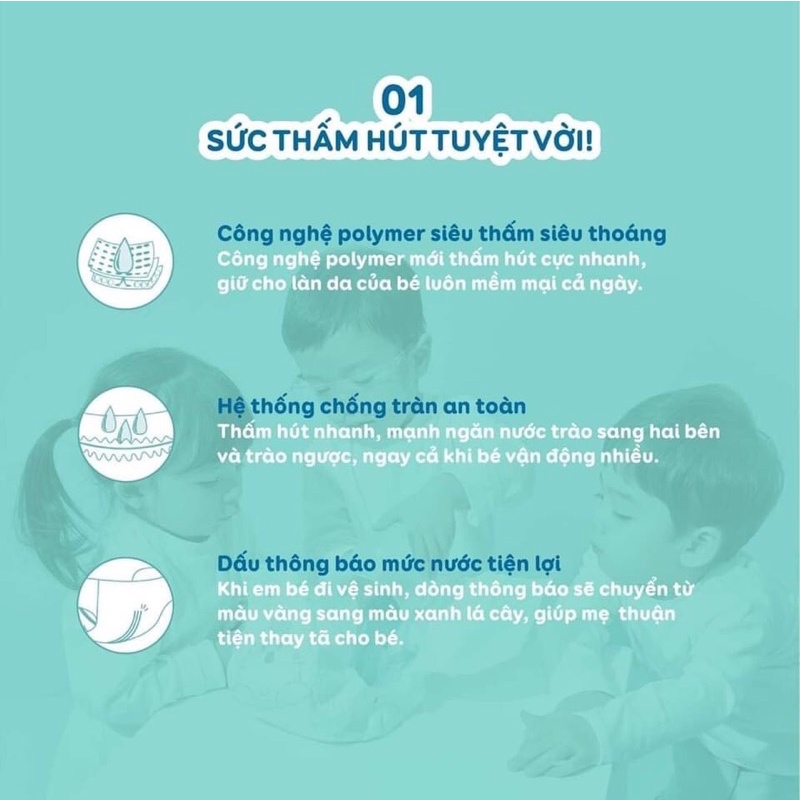 Tã Bỉm Quần Enblanc KEEP FRIENDS Nội Địa Hàn Quốc Siêu Thấm Hút, Size L26/XL22/XXL18. Dành Cho Bé