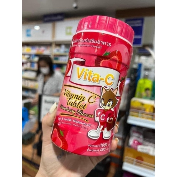 KẸO VITAMIN C THÁI LAN NHIỀU VỊ 1000VIÊN