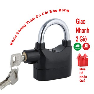 Bộ khóa chống trộm có còi báo động 💝 Free Ship 💝 Khóa chống trộm có còi báo động thông minh