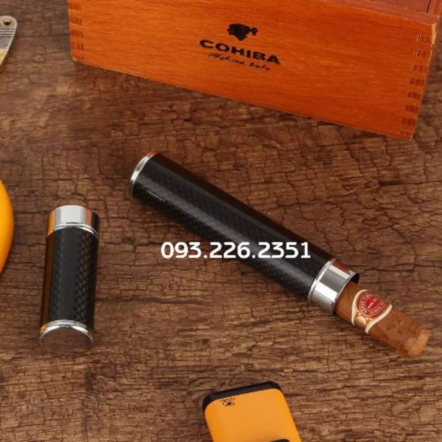 Ống đựng xì gà carbon Hb-020