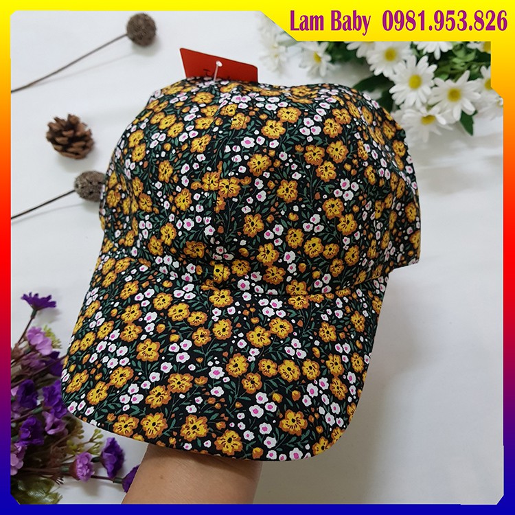 Mũ Lưỡi Trai Nửa Đầu Chống Nắng Phong Cách Hàn Quốc - Họa Tiết Hoa Nhỏ - Thời Trang Xuân Hè Mới Cho Nữ