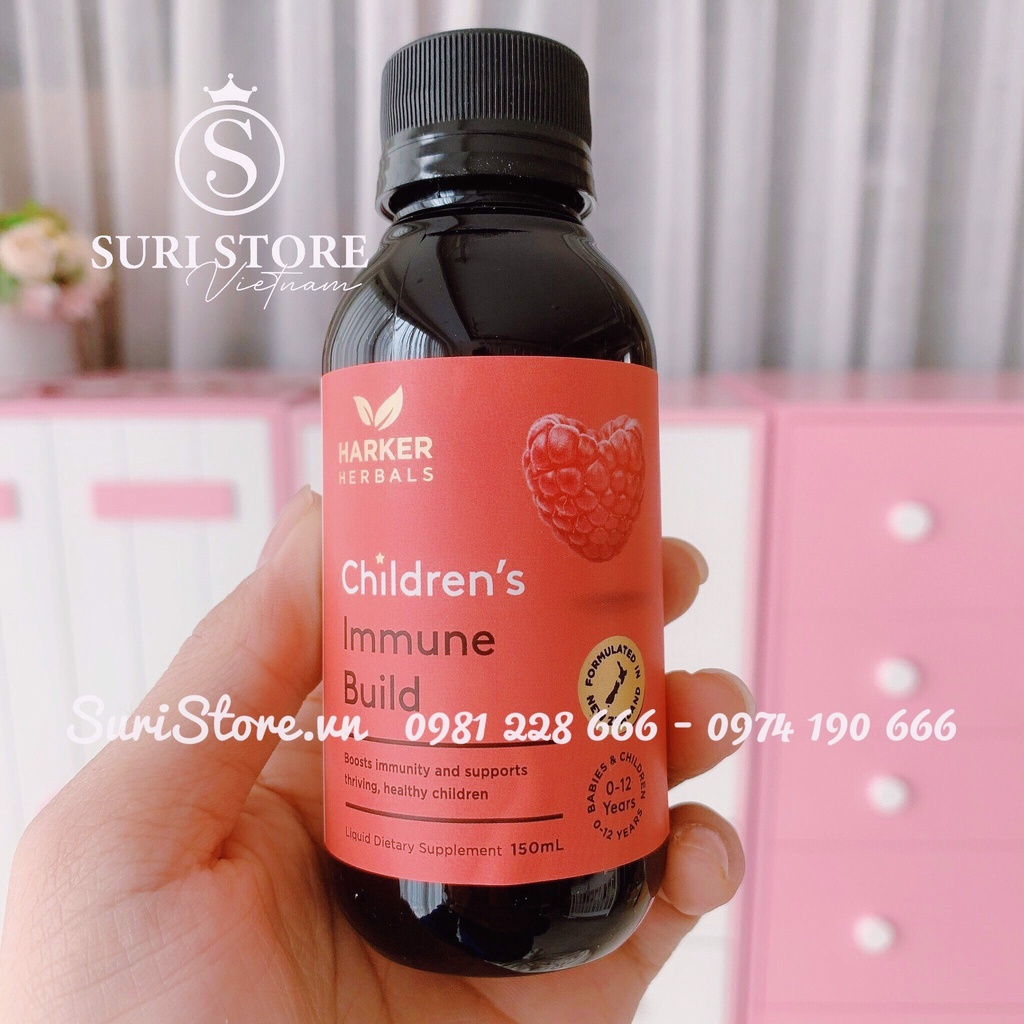 Siro mochi hồng Harker Immnunie Build 150ml