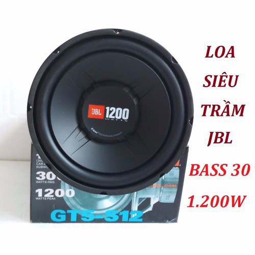 Loabass 30 JBL siêu trầm 1200W, công suất lớn, lời trong, sáng, tiếng treble tơi mịn, ngọt ngào