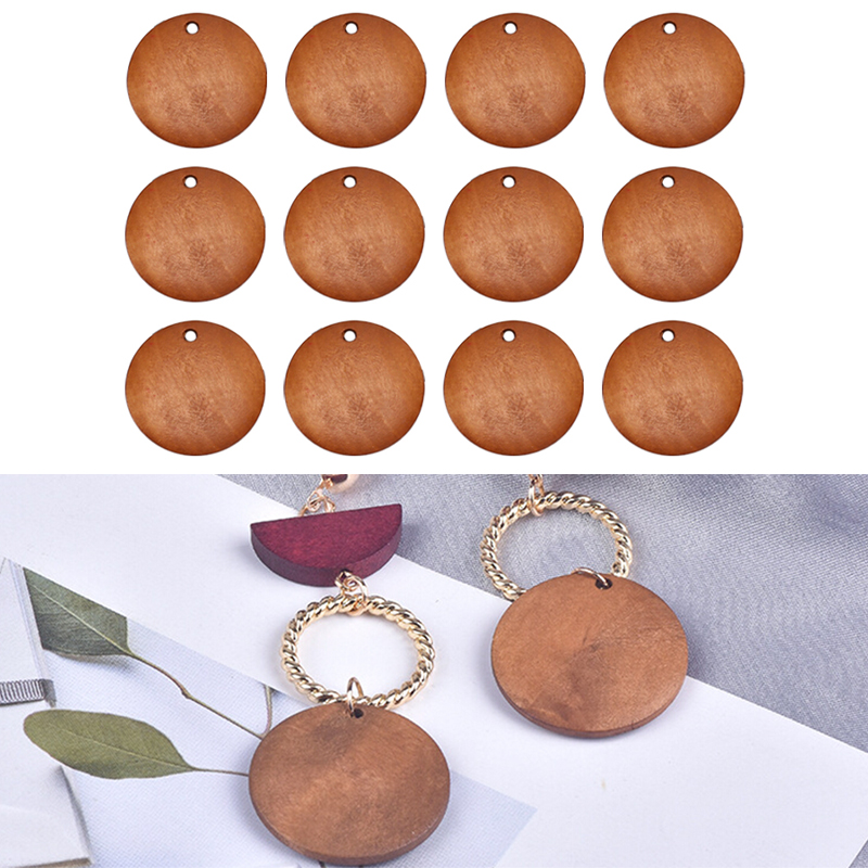 Bộ 50 Hạt Gỗ Tròn Làm Đồ Thủ Công Chuyên Dùng